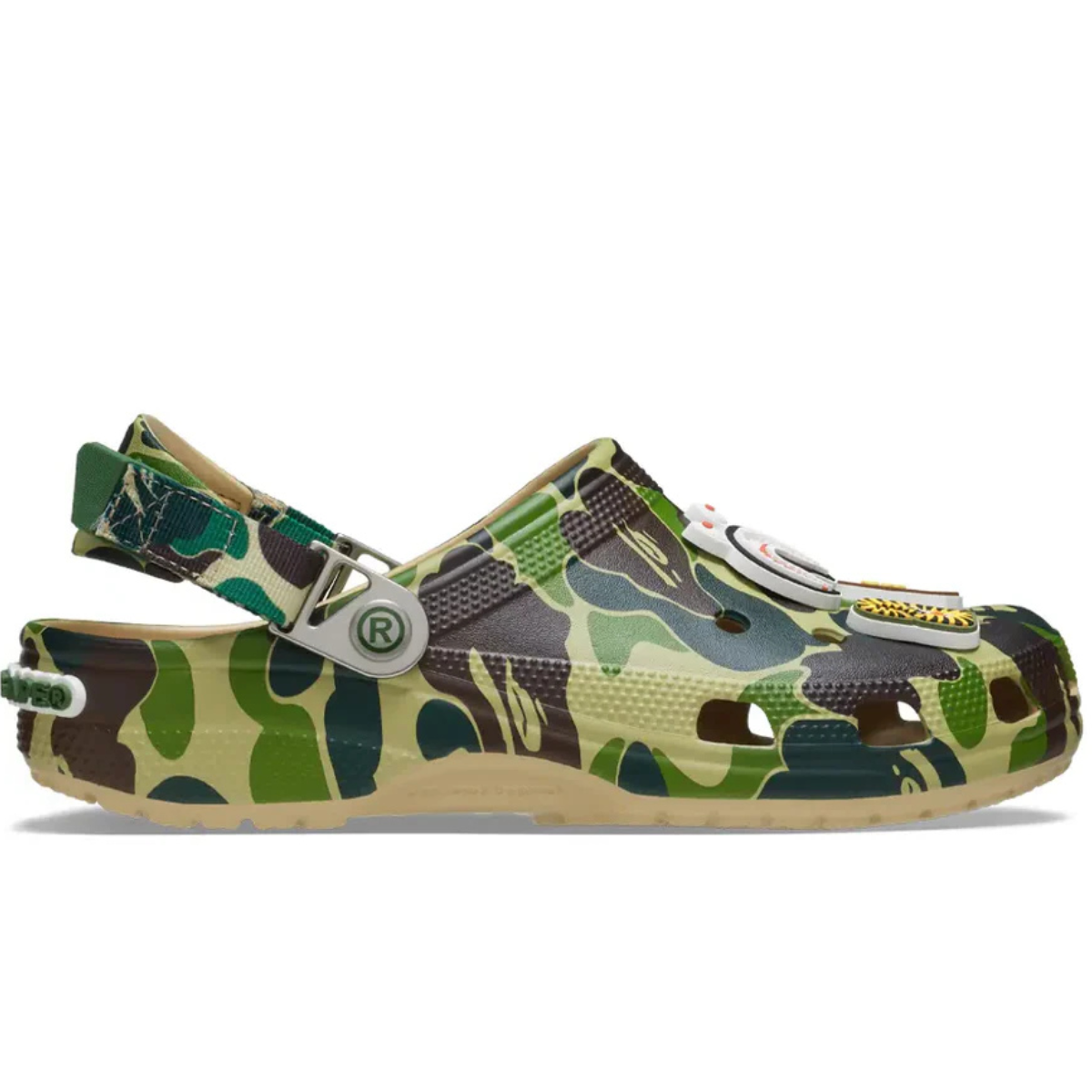 A Bathing Ape x Crocs Classic Clog Camo Green (2025) – Kick It NZ