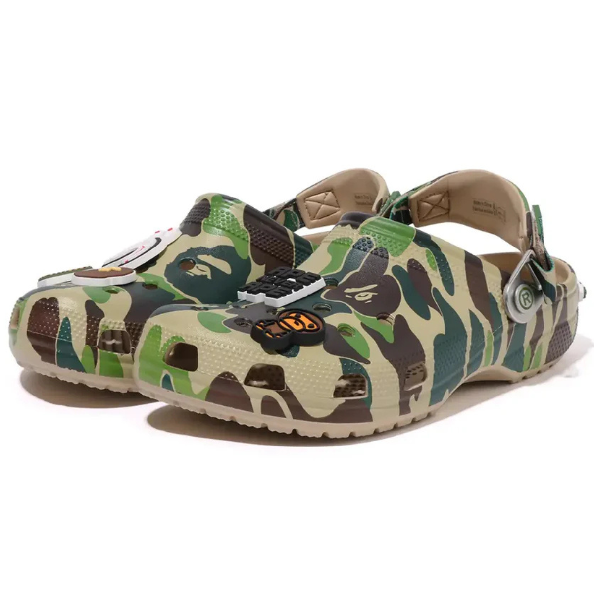 BATHING APE®︎ × Crocs green 28cm A BATHING APE x Crocs Classic Clog - Green – mStore.Kh
