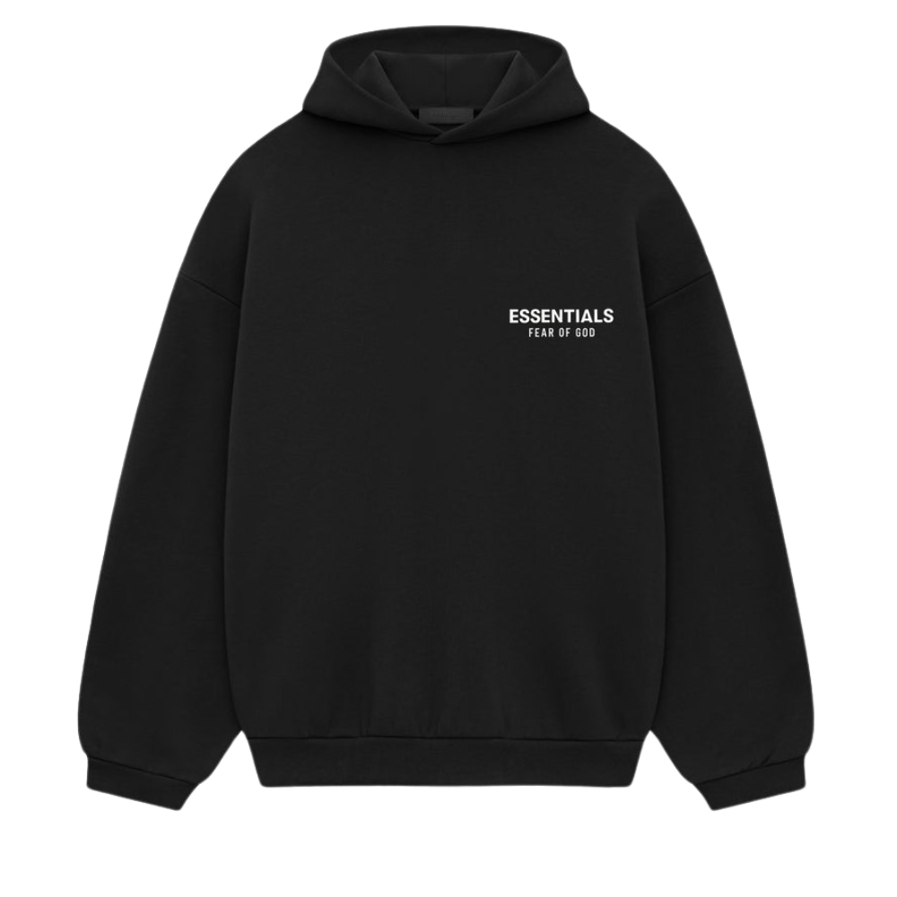 Fear of God Essentials Fleece Hoodie (Black) (FW24) – Kick It NZ