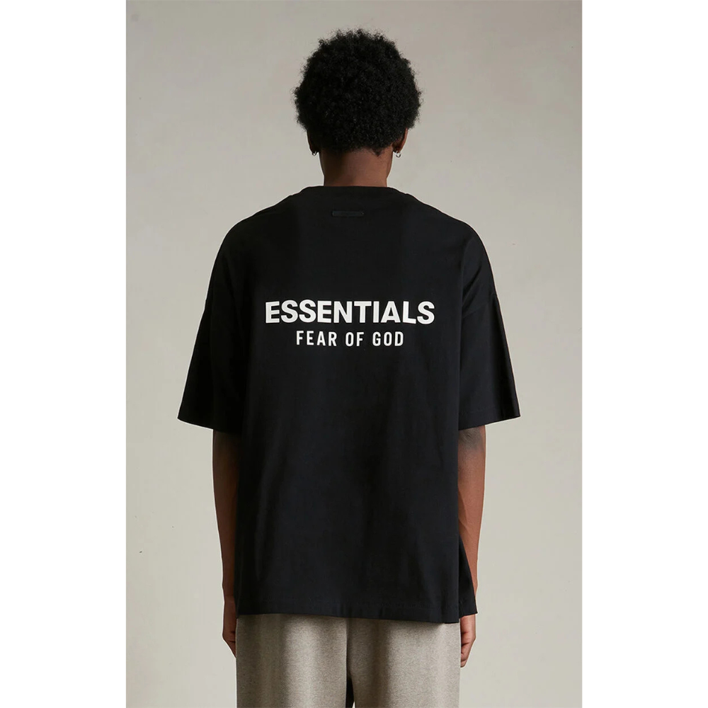 Tシャツ・カットソー Essentials Jersey Crewneck T-Shirt Black Jersey Crewneck Tee Black | SUBTYPE