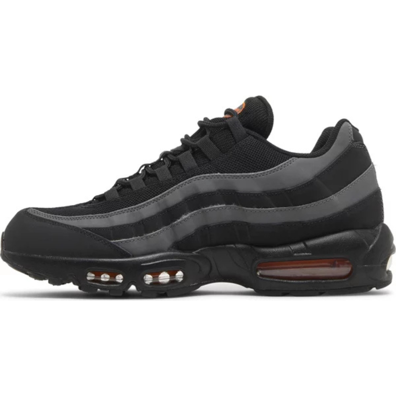 Nike Air Max 95 Black Grey Safety Orange Kick It NZ