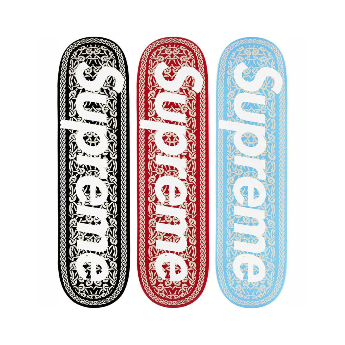 Supreme Celtic Knot Skateboard Deck Red (FW21) – Kick It NZ