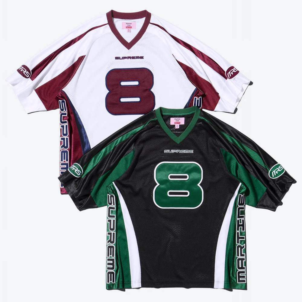 Supreme x Martine Rose Football Jersey (White) (FW24) – Kick