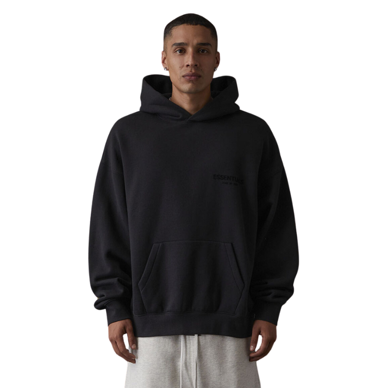 Fear of God Essentials Pullover Chest Logo Hoodie Stretch Limo SS22