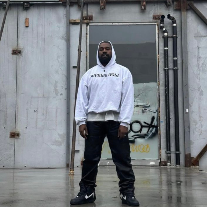 Yeezy black hoodie on sale