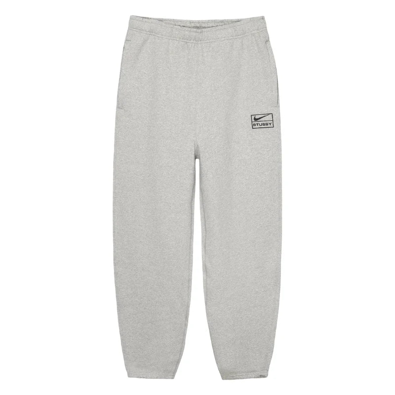 Stussy x Nike Fleece Pant (Grey Heather) (SS24)