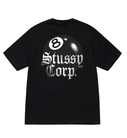 Stussy 8 Ball Corp Tee - Black