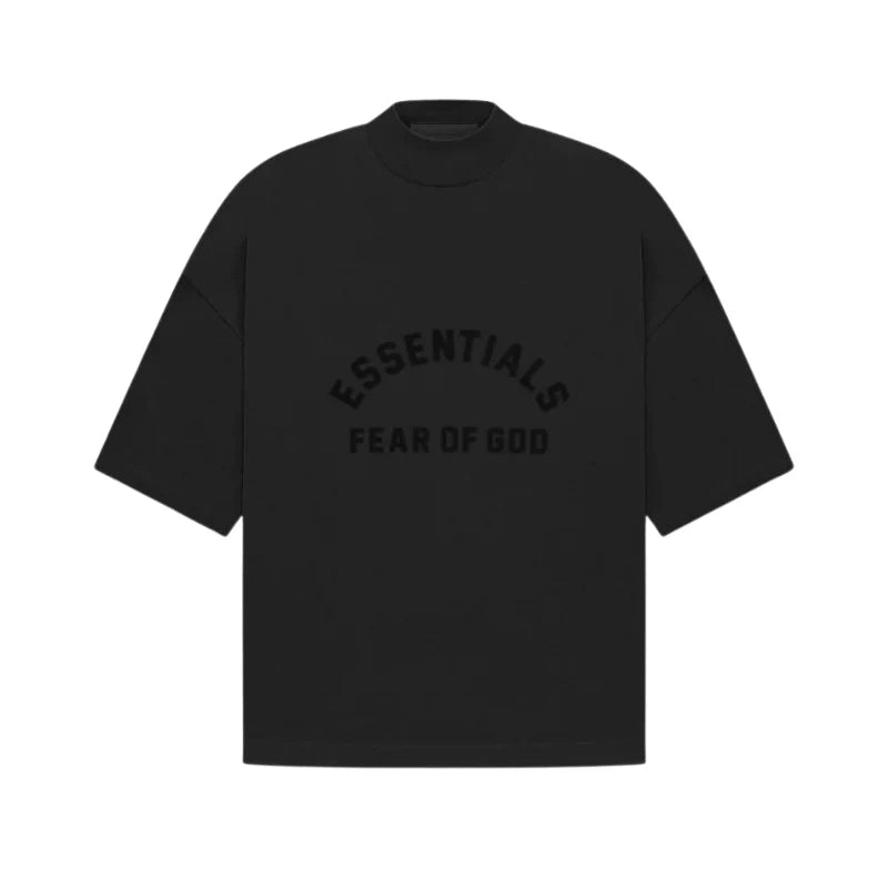 Fear of God Essentials Arch Logo Tee Jet Black (SS23)