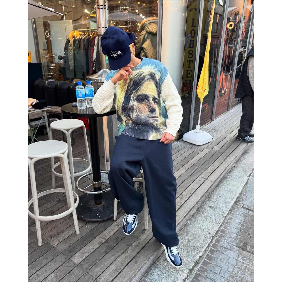 Supreme Kurt Cobain Sweater (White) (SS23) – Kick It NZ Supreme Kurt Cobain Sweater (White) (SS23) – Kick It NZ