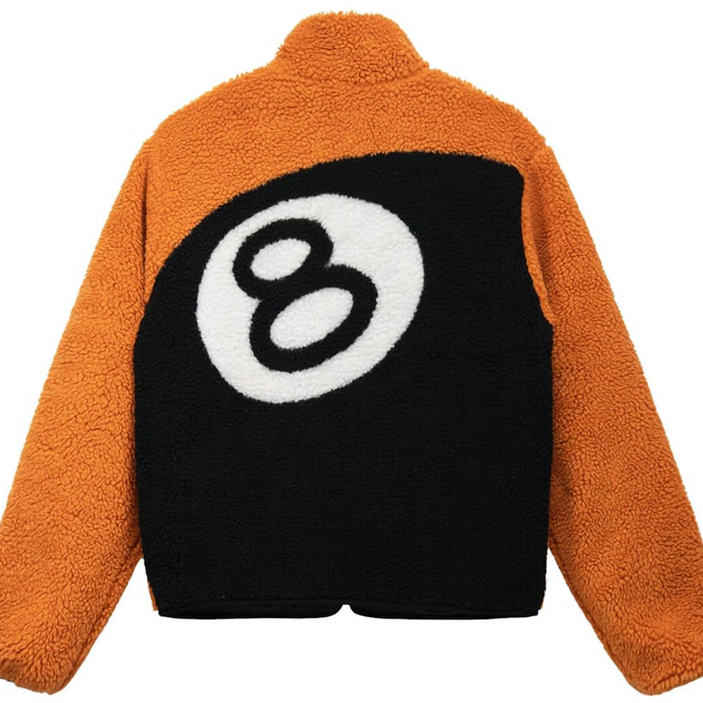 
                  
                    Stussy 8 Ball Sherpa Reversible Jacket Orange
                  
                