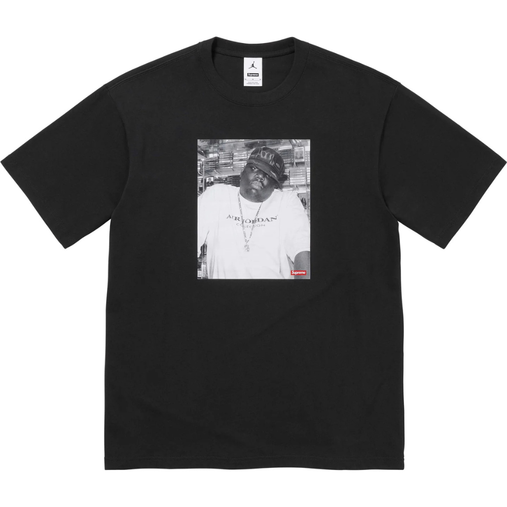 Supreme Jordan Biggie Tee (Black) (FW24)