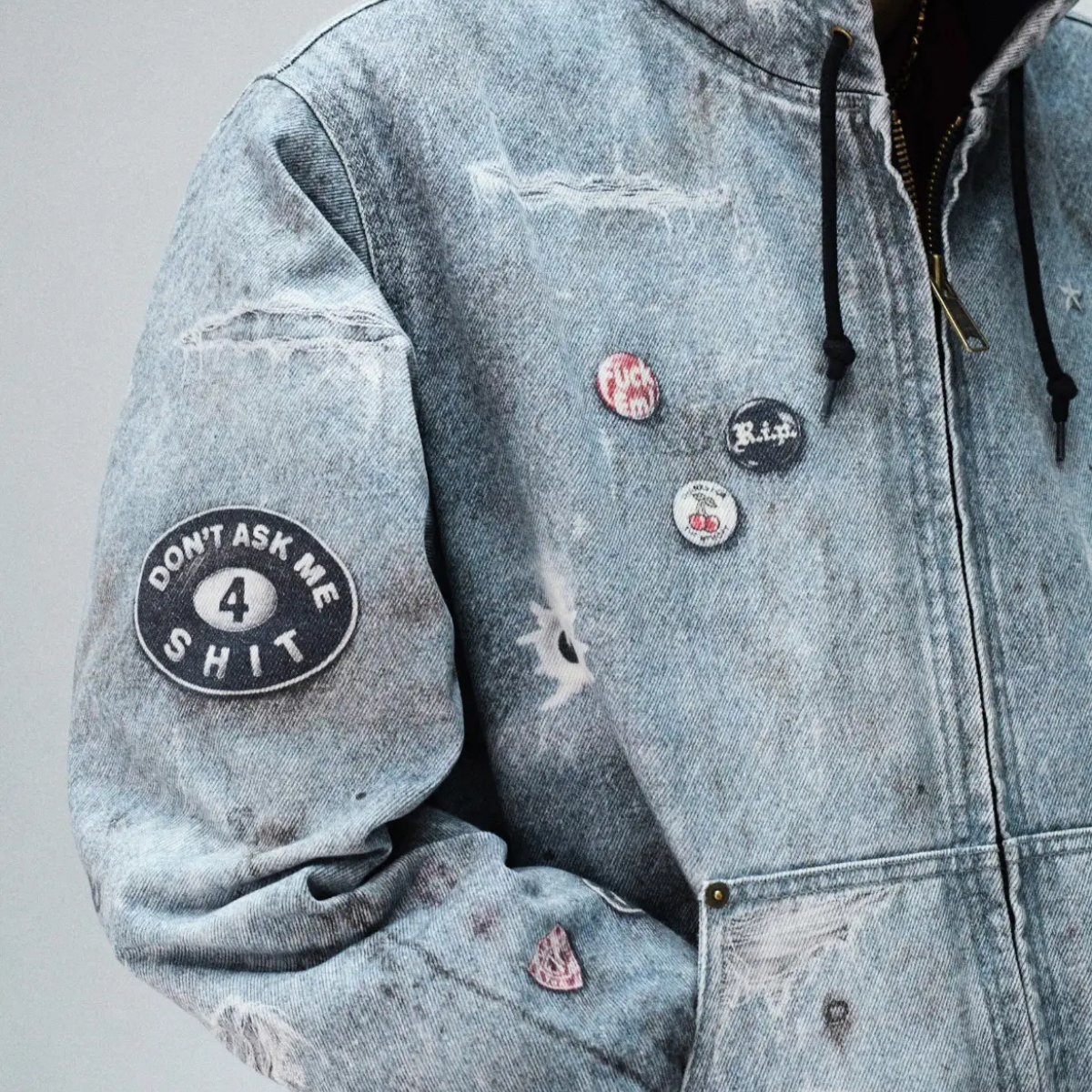 Supreme HJR Trompe Loeil Hooded Work Supreme HJR Trompe Loeil