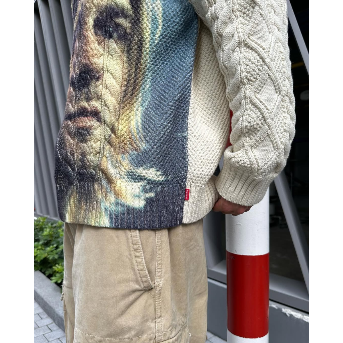 Supreme Kurt Cobain Sweater (White) (SS23) – Kick It NZ Supreme Kurt Cobain Sweater (White) (SS23) – Kick It NZ