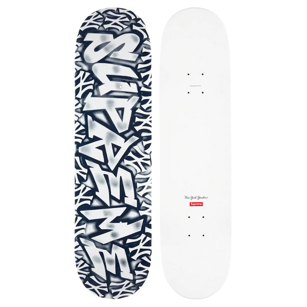 Supreme x New York Yankees Airbrush Skateboard Deck White
