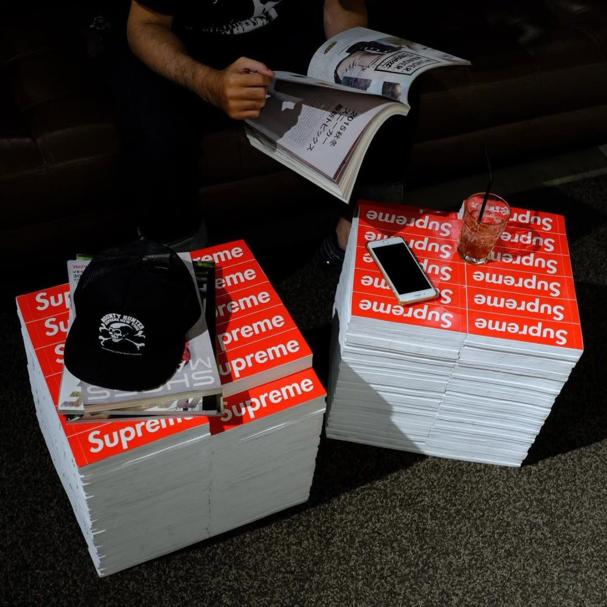 Supreme Rotary Hero Sticker Bricks Stool/Side Table (FW23) – Kick Supreme Rotary Hero Sticker Bricks Stool/Side Table (FW23) – Kick