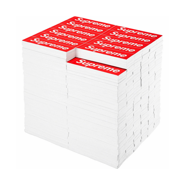 スツール Supreme Rotary Hero Sticker Bricks Stool Supreme Rotary Hero Sticker Bricks Stool Side Table Red