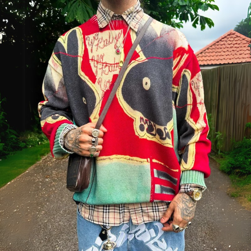 Supreme Yo Baby Sweater (Multicolor) (SS24) – Kick It NZ Supreme Yo Baby Sweater (Multicolor) (SS24) – Kick It NZ