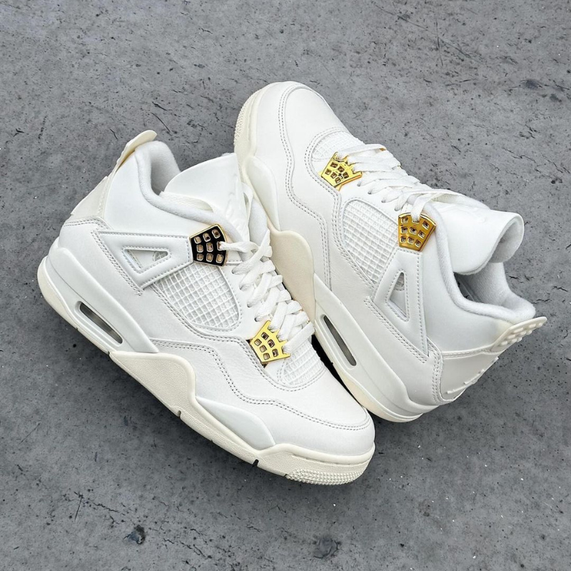 Jordan 4 Retro Metallic Gold Women s Kick It NZ