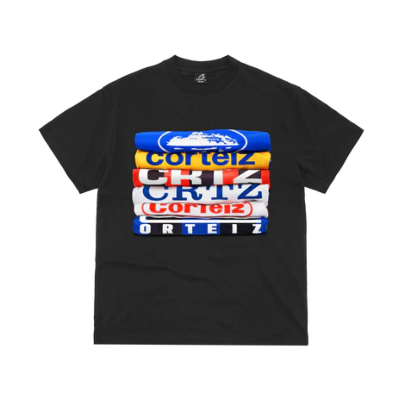 Corteiz T-Shirt Stack Tee (Black) (SS24)