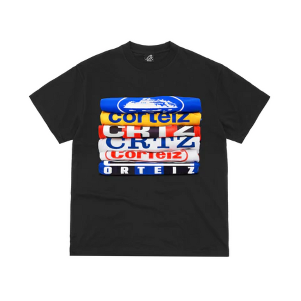 Corteiz T-Shirt Stack Tee (Black) (SS24) – Kick It NZ