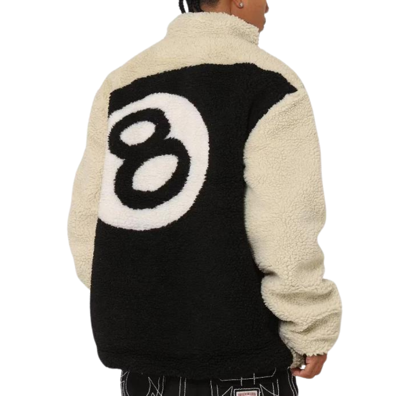 Stussy 8 Ball Reversible Fleece Jacket