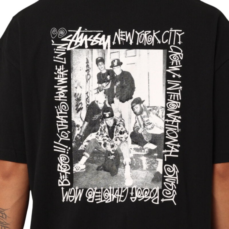 
                  
                    Stussy New York City Crew Shirt Black
                  
                