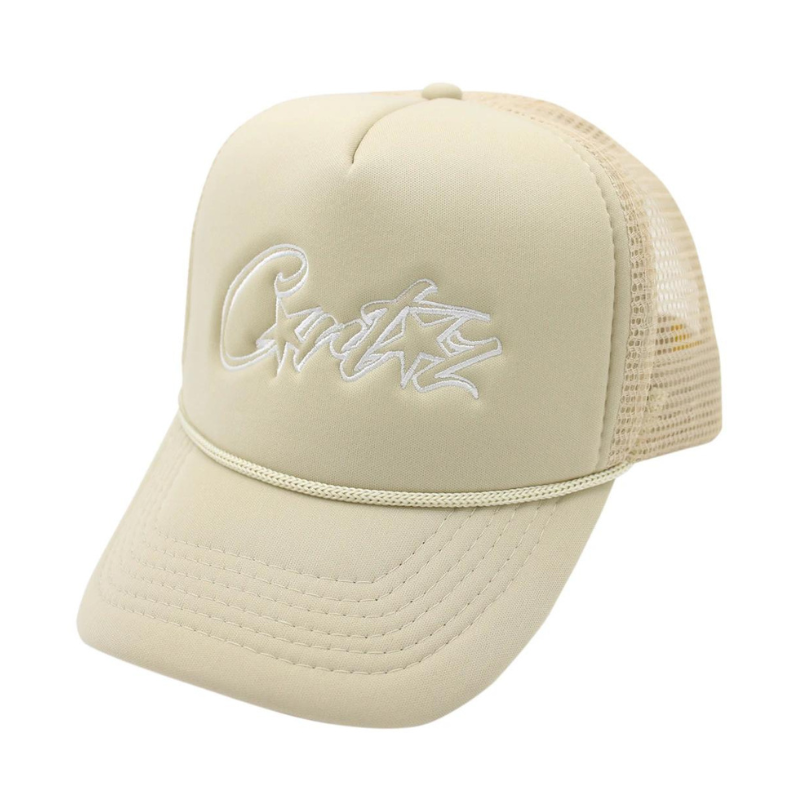 Corteiz Allstarz Trucker Hat (Cream) (SS22)
