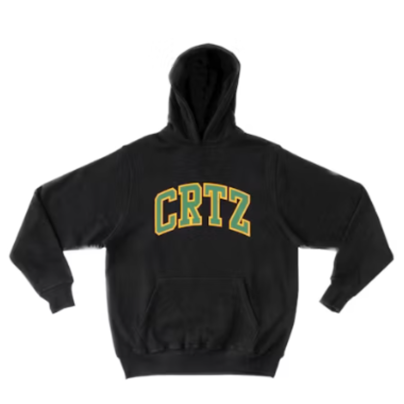 Corteiz Crtz Dropout Hoodie (Black) (SS23)