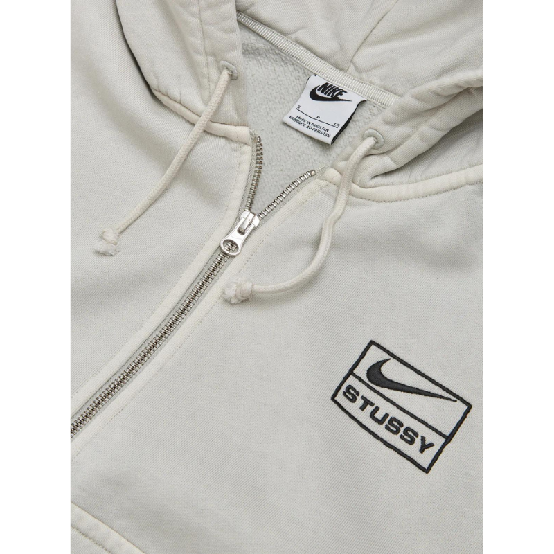 
                  
                    Stussy x Nike Pigment Dyed Fleece Zip Hoodie (Light Bone) (SS24)
                  
                