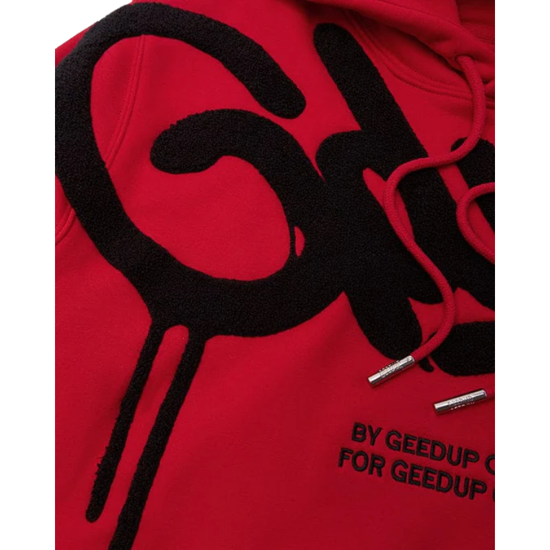 
                  
                    Geedup Handstyle Hoodie (Red/Black)
                  
                