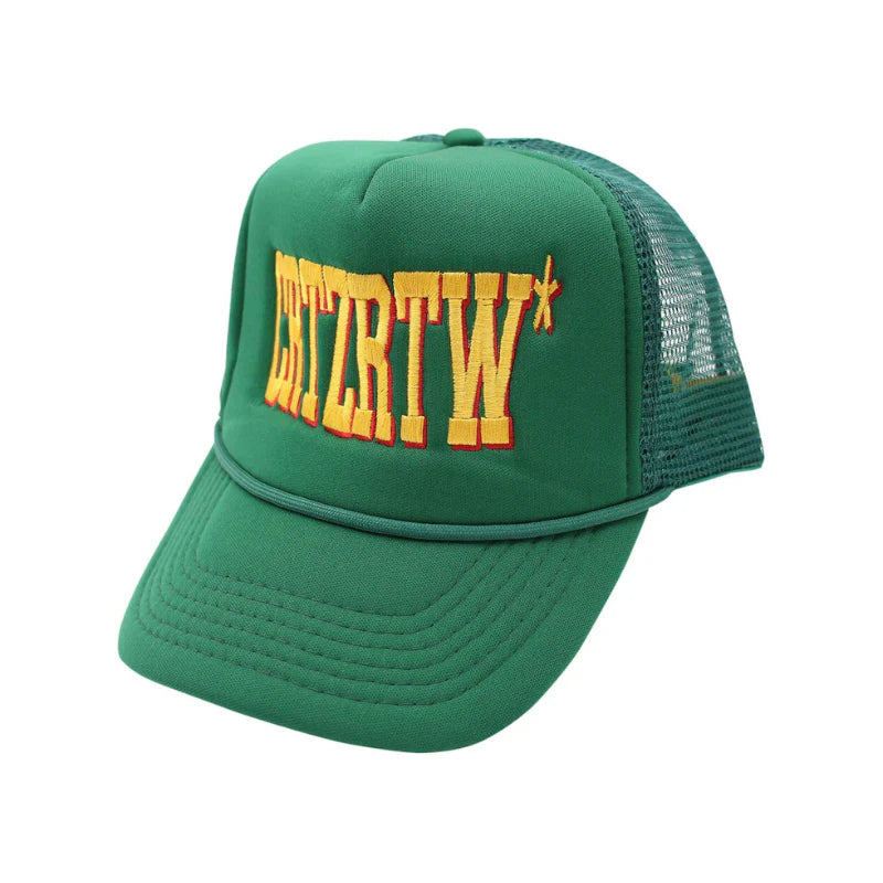 Corteiz Cultfiction Trucker Hat (Green) (SS22)