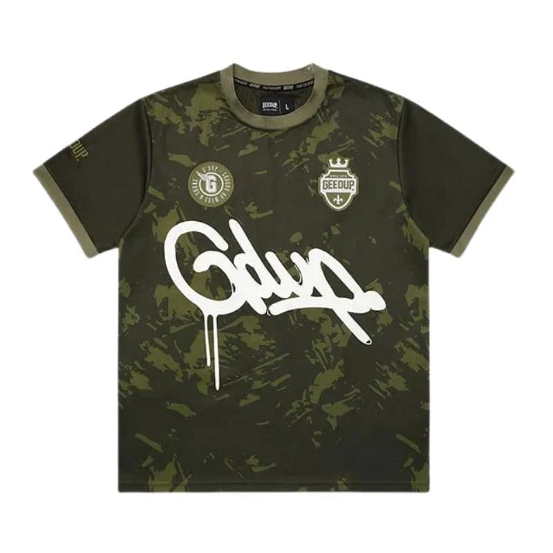 Geedup Handstyle Logo Jersey (Camo Green)