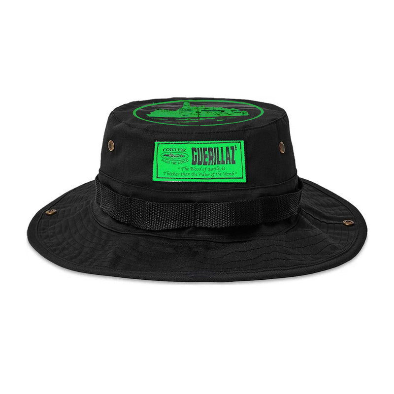 Corteiz OG Guerillaz Bucket Hat (Black/Green)