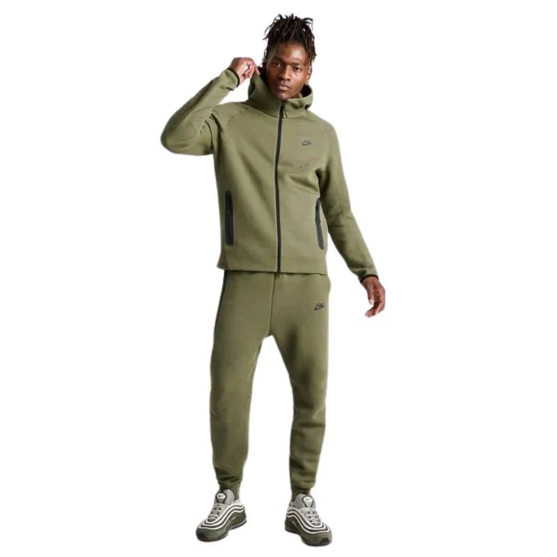 
                  
                    Nike Sportswear Tech Fleece Full-Zip Hoodie (Medium Olive/Black)
                  
                